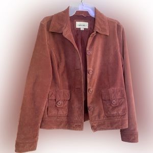 Cherokee Suede Leather Jacket                
Women Size Large